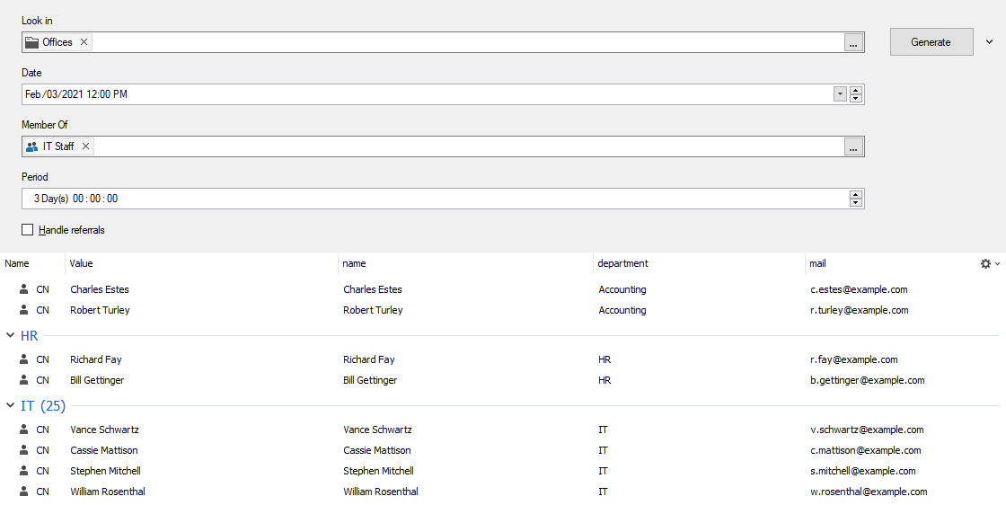 Creating custom reports