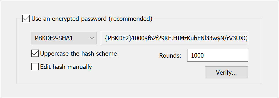 PBKDF2 password hashing